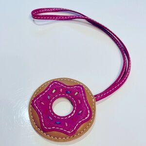 New, DONUT purse charm